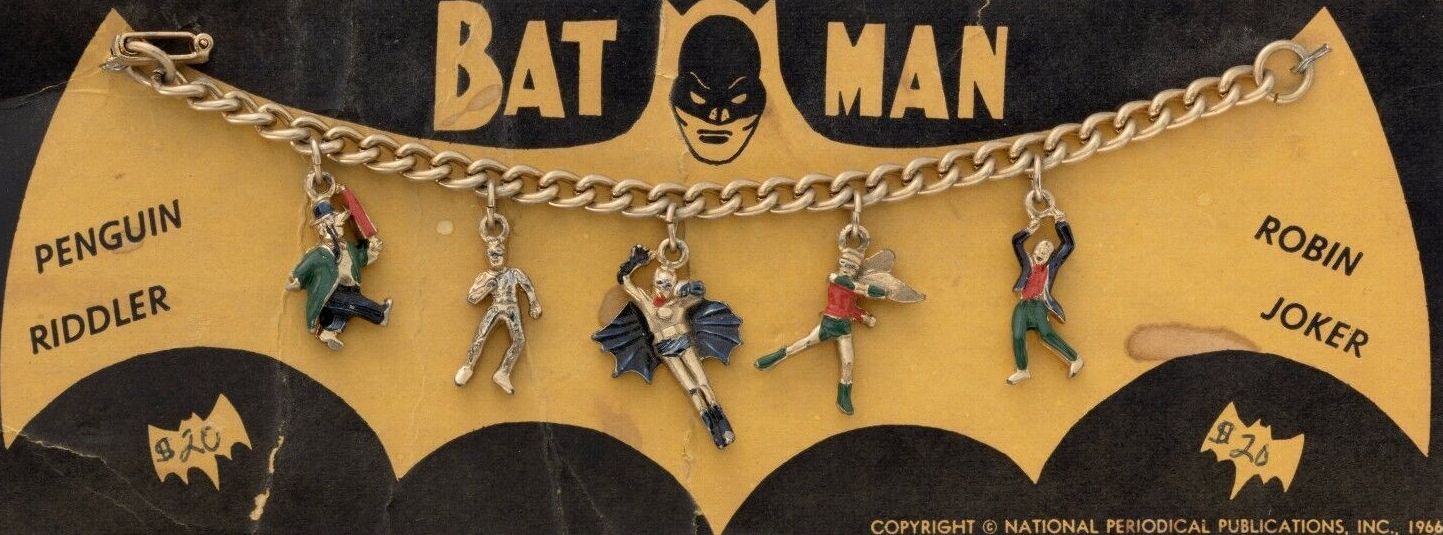 Batman hotsell bracelet charm